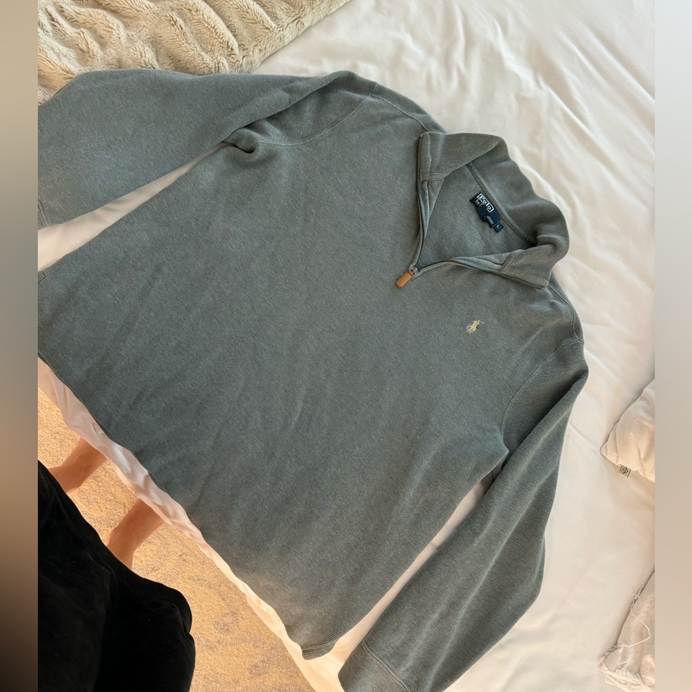 Polo Ralph Lauren Estate-Rib Quarter-Zip Pullover